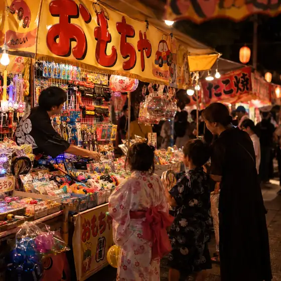 おもちゃ販売のようす